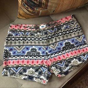 Tribal pattern shorts